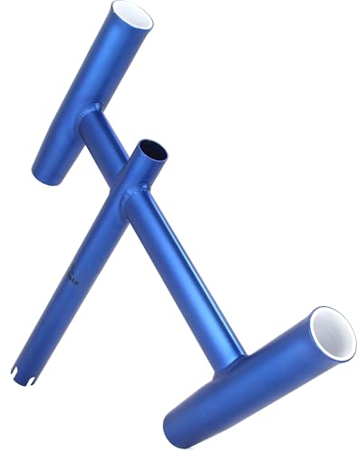 Support de canne à pêche à la traîne double décalage pour éviter les emmêlements de lignes - 4
