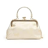 [Hillrill] パーティーバッグ レディース 2way 斜めがけ 手提げ 結婚式 成人式 浴衣 冠婚葬祭 お呼ばれバッグ ショルダーバッグ ミニ 花火大会 ドレス用鞄 BB013 (ホワイト)