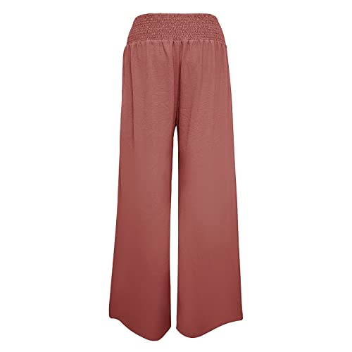 Viyabling Yoga Pants Women's Casual Loose Wide Leg Cozy Pants Yoga Sweatpants Comfy High Waisted Athletic Lounge Pants With Pockets #TOP3