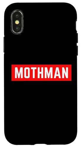 Maglietta sarcastica umorismo paranormale UFO Bigfoot Cryptid MOTHMAN Custodia per iPhone X/XS