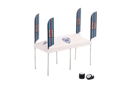 MINI GT ACC Tente Set Paddock Martini Racing 1/64 pour diorama de course miniature