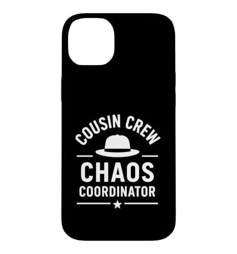Squad Family Reunion Humor Cousin Crew Chaos Coordinator �X�}�z�P�[�X iPhone 14 Plus �p