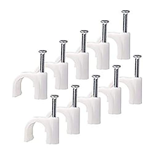 PVC White Cable Clip 9mm (25 Pcs)-image-49
