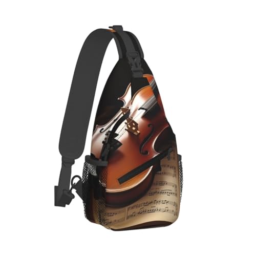 Bolso cruzado para hombre tipo sling negro miniatura 2