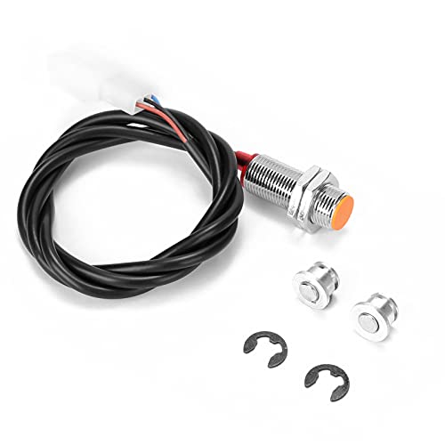 Baugger Velocímetro de motocicleta,Minimetro LCD universal para motocicleta, velocímetro, tacômetro