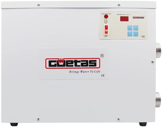 Topchances 220V Electric Swimming Pool Heater 3KW/5KW/11KW/15KW SPA Bathe Bath Hot Tub Thermostat (11KW, 220V)