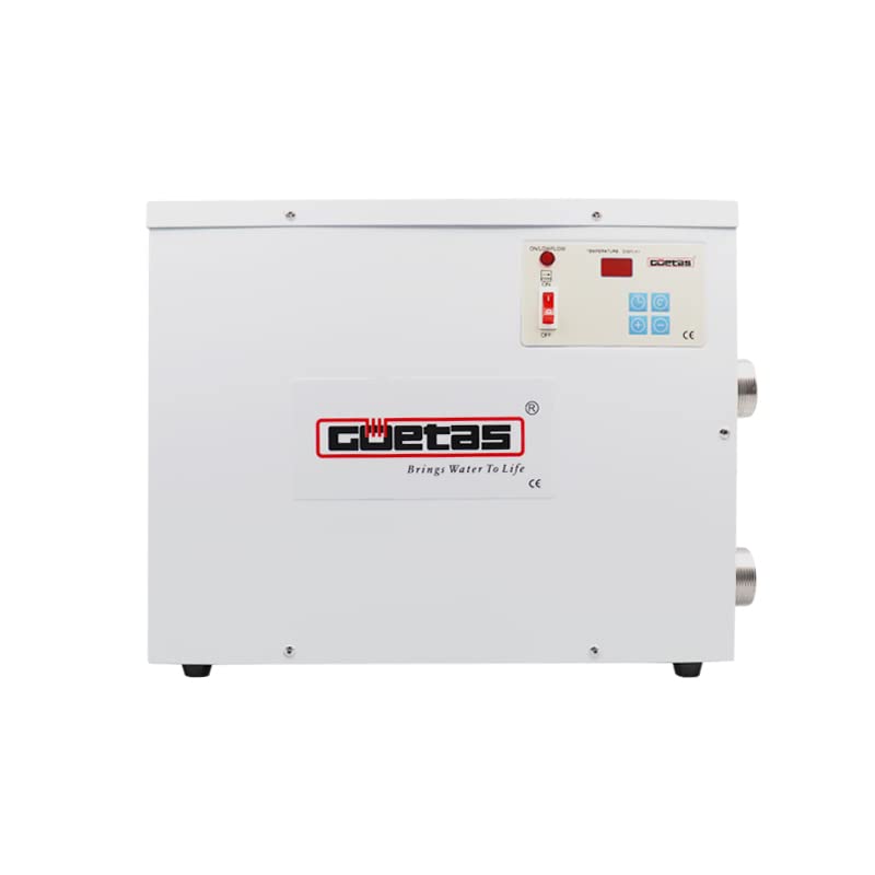 Topchances 220V Electric Swimming Pool Heater 3KW/5KW/11KW/15KW SPA Bathe Bath Hot Tub Thermostat (11KW, 220V)