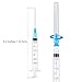30 Pack 3ML/CC Plastic Syringe Set with 23Ga, Individually Sealed Packaging, for Scientific Lab, Industrial Dispensing and Liquid Measuring Application