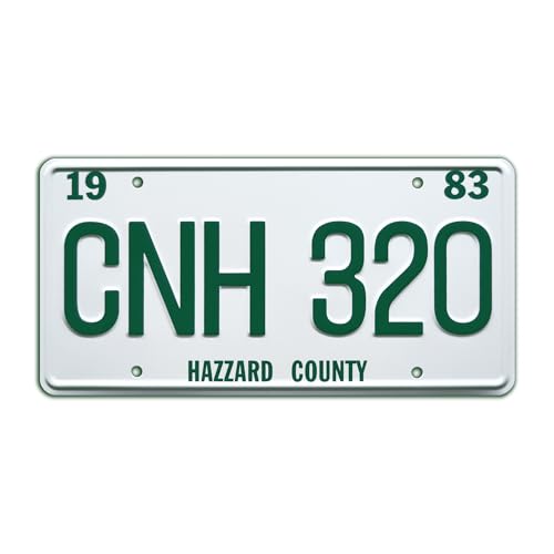 Dukes of Hazzard | ‘83 CNH 320 | Metal Stamped License Plate