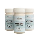 KefirLab Probiotics 100T CFU - 45 Strains - Vegan & Organic - Support Digestion, Immune System, Brain Health, Mood & Stress. Creamy (16-Pack)