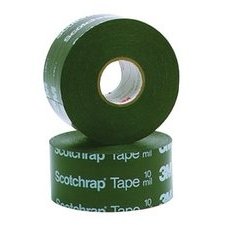 3M Scotchrap 00018 Printed All-Weather Corrosion Protection Electrical Tape, -48 to 80 Degree C, 100' Length x 4" Width, Black