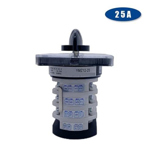 Interruptor combinado de leva YMZ12-25/4 para control de maquinaria de 25A 3
