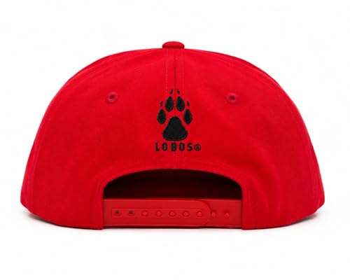 Gorra University of New Mexico Lobo Louie Snapback Roja miniatura 2
