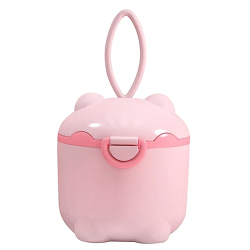 Beatifufu Portable Formula Box Milk Powder Dispenser Food Grade Container for Outdoor Use Leak Design for Easy Dumping for Feeding The Go