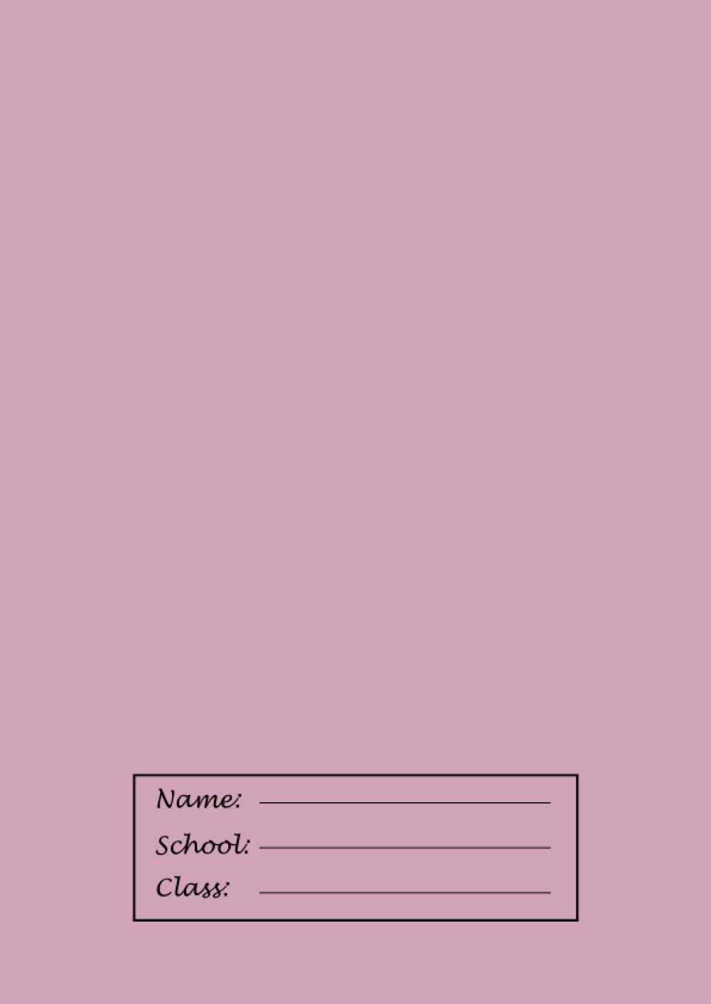 A4 Exercise Book Squared 12mm Pink: Squares/Quad/Grid Ruled Paper Notebook School Maths Exercise Books 12mm (1.2cm) for Kids/ Children, 100 Pages A4, 90gsm