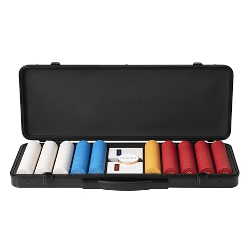 SLOWPLAY Godel �e�L�T�X�z�[���f���p�Z���~�b�N�|�[�J�[�`�b�v�Z�b�g, 500�� (����), 43mm 12g, �h�C�c�����ϋv�|���J�[�{�l�[�g�`�b�v�P�[�X�t��