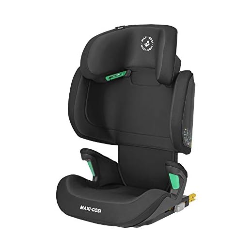 Maxi-Cosi Morion i-Size framåtvänd bältesstol, grupp 2/3, ISOFIX-installation, 3,5–12 år, 100–150 cm, Basic Black (svart)