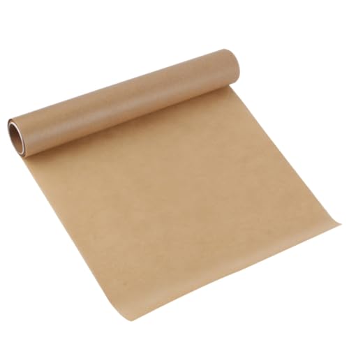 DOITOOL 原木色厚手ベーキングペーパー キッチン用耐油オーブン 多機能グリルパンサポート 食品に無添加で調理短縮