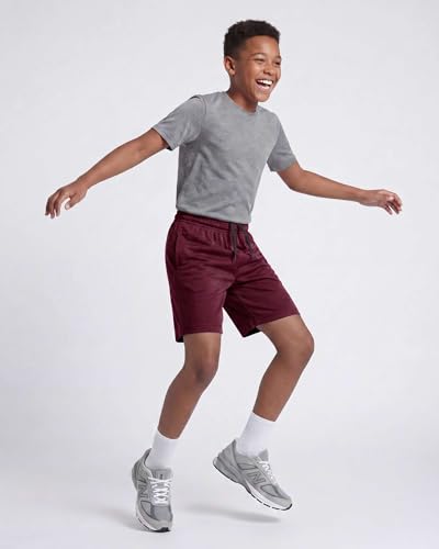 Image of 5 Pack Boys' Mesh Athletic Shorts Basketball Kids Soccer Sports Pockets