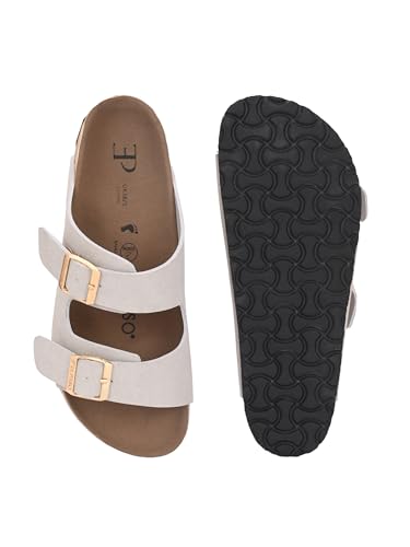 Image of EL PASO Leather Fashion Sandals Casual Platform Heels Wedges Cork Sole Sandal for Women & Girls