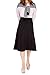 Dani's Choice Everyday High Waist A-line Flared Skater Midi Skirt