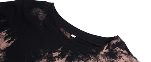 CSDAJIO Women's Casual Short Sleeve Loose Shirt Oversized T-Shirt Trendy Going Out Crew Neck Summer Graphic Tees3