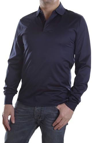 Polo manches longues Tommy Hilfiger en jersey doux anti-plis pour homme
