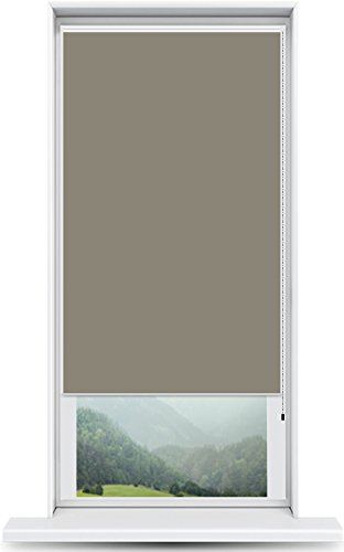 Windowpix ShadePix Blackout Roller Window Shade Custom 24 x 54 Pewter