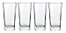 Home Essentials & Beyond Highball Glasses 16 Oz. Set of 4 Tall Square Glass Cups Premium Quality Beverage Cooler Glassware. Uses for Bar Glasses, Water, Juice, and Cocktails.