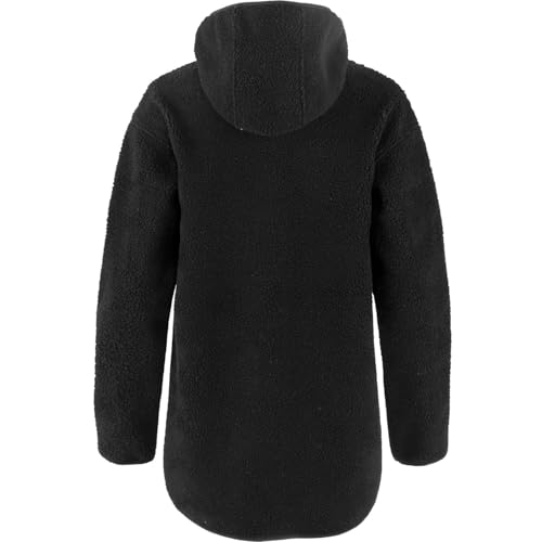 Fjällräven Damen Vardag Pile Fleece Long Jacke, Black, M