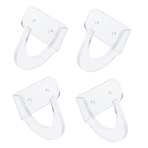 NULYLU Softball Bat Holder Wall-mounted Bat Rack Acrylic Baseball Display Stand Space-saver