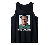 Bing Shi Ling Bing Chilling John Xina Ice Cream Chinese Meme Tank Top