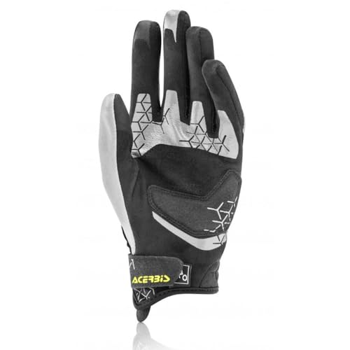Acerbis CE X-Enduro Motorcycle Gloves Black/Yellow L