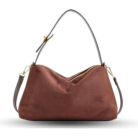 JYG Suede Slouchy Shoulder Bag for Women Cover