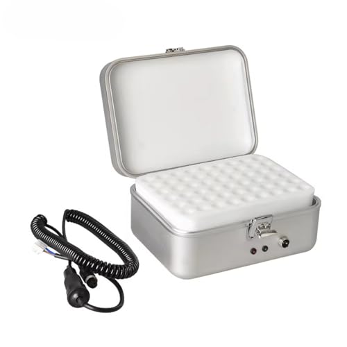 benefitbee 1set Portable Electronic Queen Cell Incubator-Carrier Box - DC 12V 54-Cell Capacity, Precision Temperature Control, Automatic Heating, for Beekeeping Batch Queen Rearing