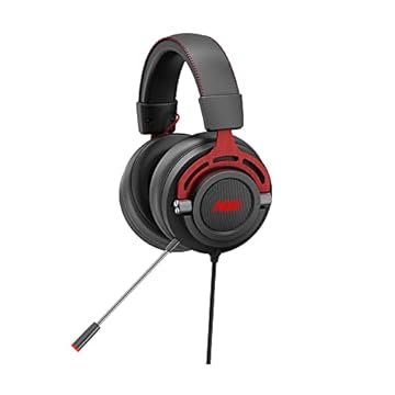 Headset USB Gamer, Headphone, fone de ouvido com microfone AOC GH300 Driver 50 mm, Multiplataforma, LED.