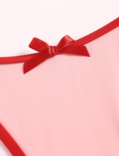 Image of ZAFUL Bikini Sets for Women Halter Bow Decor Tiny Floral Gingham Print Swimsuit Tie Side 2 Pieces Bathing Suit