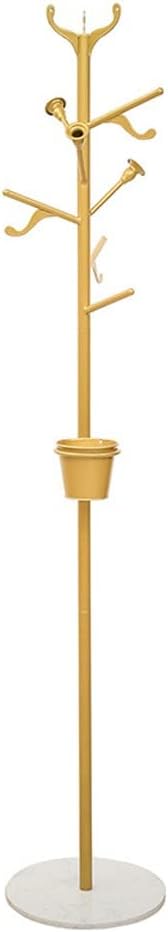 Home Coat Rack Wrought Iron Hangers Floor-to-Ceiling Bedroom Living Room