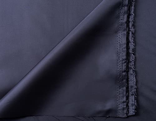 IPEA Futterstoff Stoff Schwarz - 200 cm x 150 cm - Made in Italy - Meterware zum Nähen, Kleidung, Futter, Jacken, Hosen, Röcke, Möbel, Kissen - Polyester Stoff zum Futter