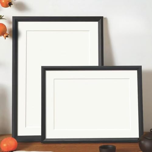uuClub無垢材モダンな壁掛けフォトフレーム - 現代的なホームオフィス装飾 - 40×60cm ディスプレイポスター - クリアアクリルフロント (40.6*60.8CM,C)