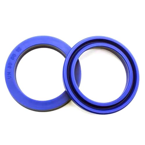 Junta Hidráulica U/Y 200x225x16mm de Poliuretano Azul, para Vástago de Cilindro Hidráulico y Maquinaria Industrial, Paquete de