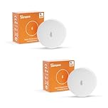 SONOFF ZigBee Sensor De Temperatura y Humedad SNZB-02P 2pcs, Requiere SONOFF Zigbee hub, para Control Remoto y Domótica, Compatible con Google, Smartthing,Alexa, Funciona con IFTTT(batería interna ）