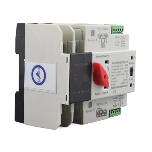 Inverseur de source automatique ATS 2P 100A pour commutateur de transfert de générateur