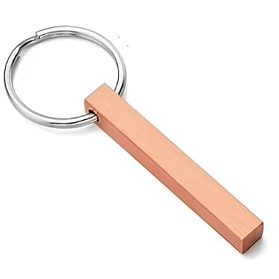 Image of KlowAge Personalized Custom Message Names Bar Keychain