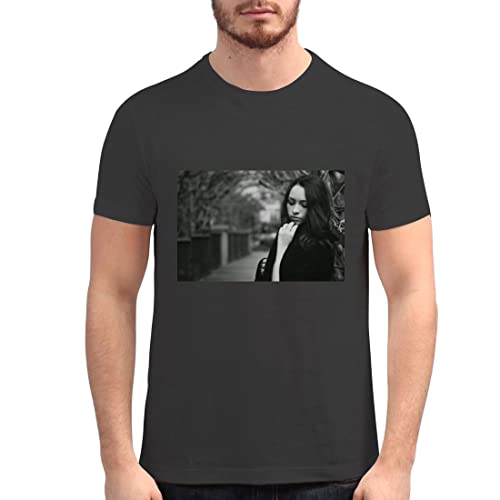 Harding Industries Jodelle Ferland - Men's Soft Graphic T-Shirt PDI #PIDP758196, Black, Large