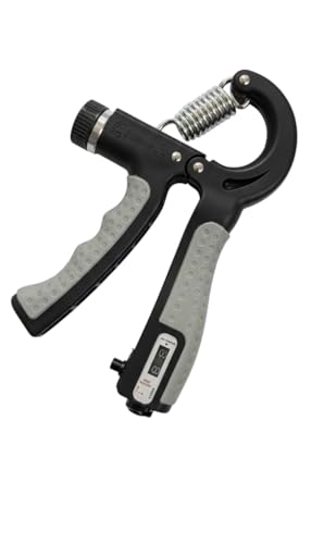 FITTTECH Plastic Professional Hand Grip Strengthener with Counter, Adjustable Resistance 5 to 60kg, Grip Strength Trainer for Muscle Building, Forearm Exerciser