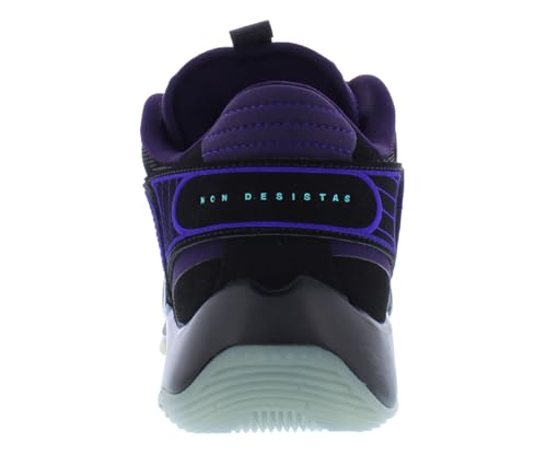 Jordan Boy's Luka 2 (Big Kid) Black/Glow/Regency Purple/Aurora Green 4 Big Kid M3