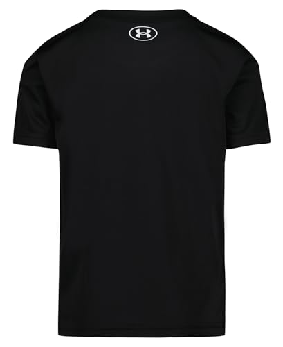 Image of Under Armour Boys Short Sleeve Logo Graphic T-Shirt, Lightweight & Breathable, Relaxed Fit