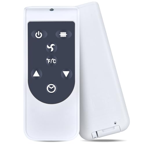 CLVIZCXOM Controlo remoto de substituição para aquecedor Lehmann convector/Tristar KA-5819/Sichler/OM Market/MalTec