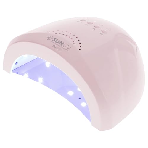 SUNUV UV Light for Gel Nails – 3-Timer UV Dryer, Pink